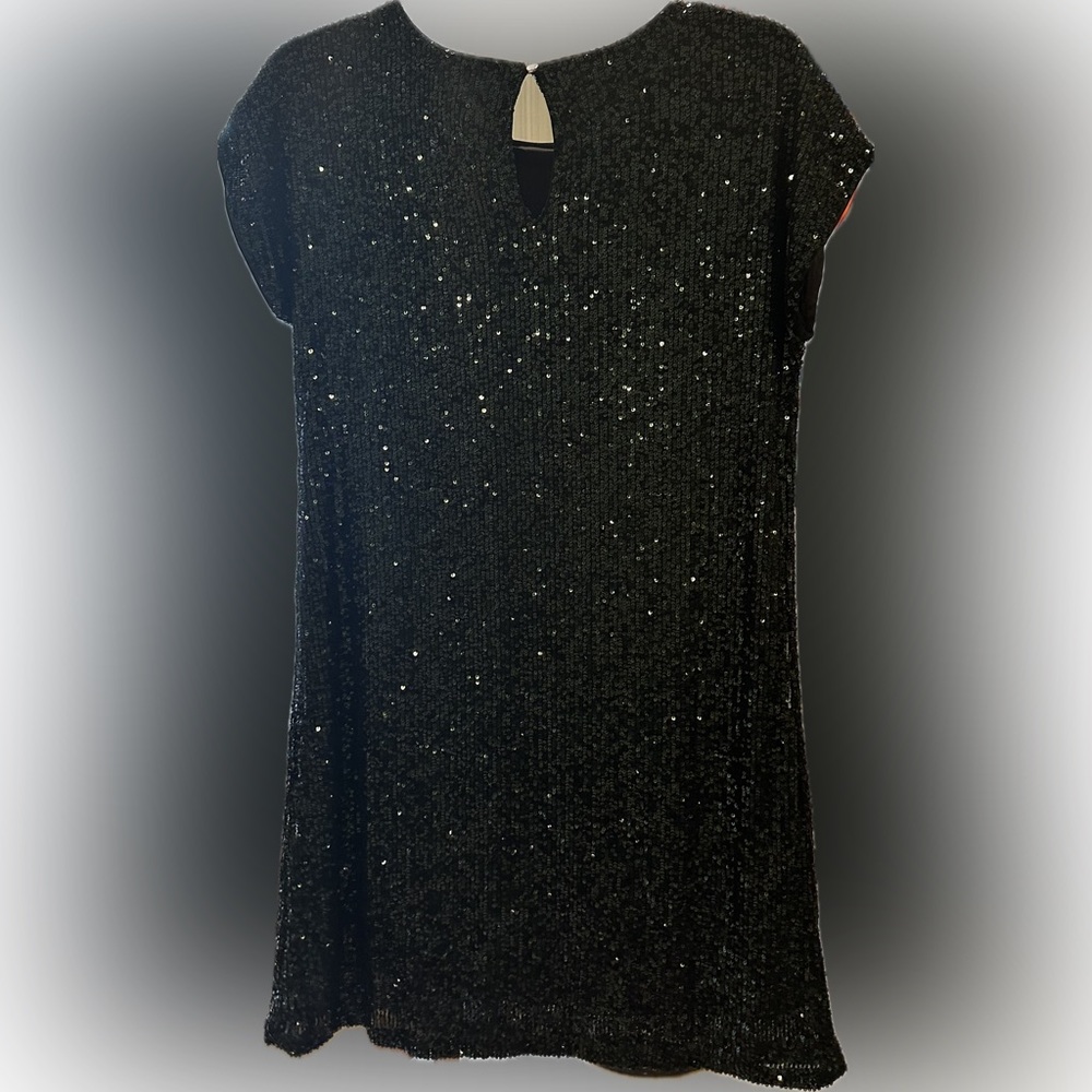 Cable & Gauge Forest Green Sequin Dress BNWT - Picture 4 of 6
